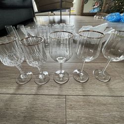 vintage wine glasses 
