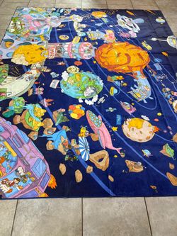 8x10 school/ classroom kids washable area rug