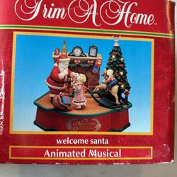 Christmas Santa Figurine Musical 