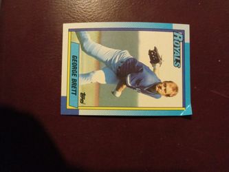 Baseball Card George Brett
