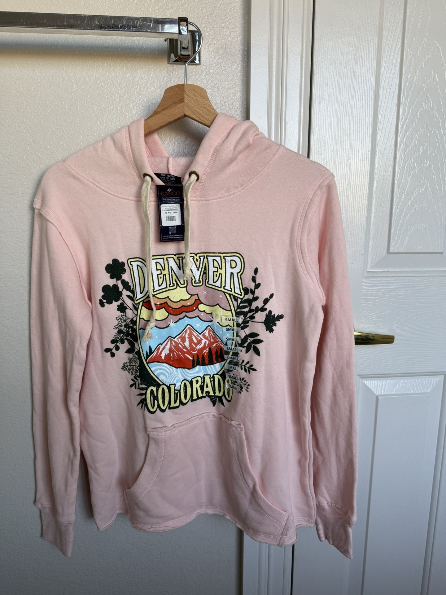 New Woman's Pink Hoodie 