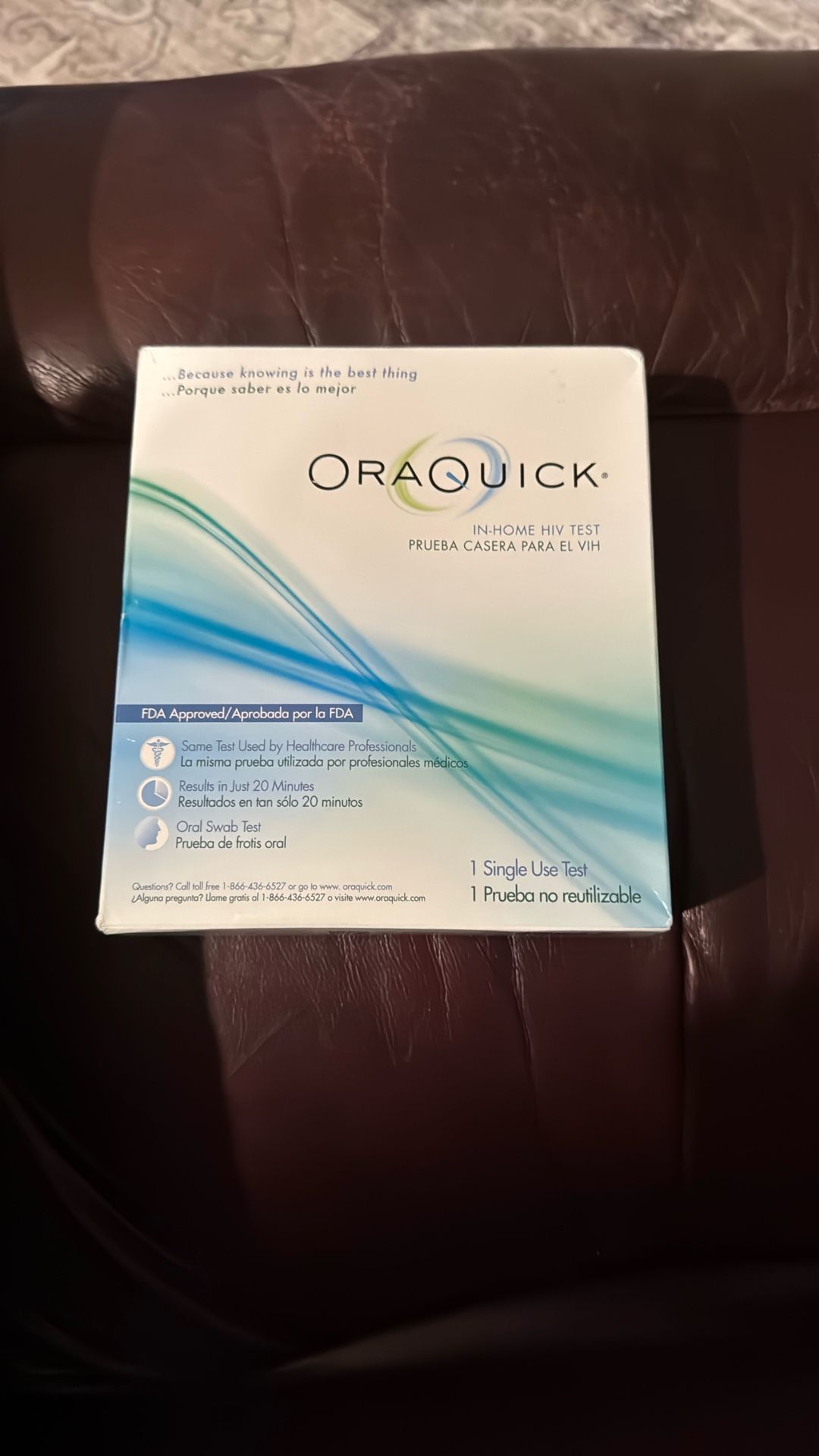 OraQuick HIV Test In Home Test Kit Brand NEW Sealed