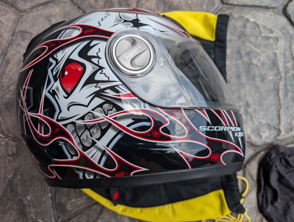 Scorpion eXo Full Helmet - Motorcycle or Racing - Large