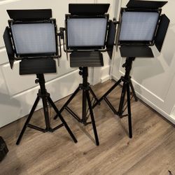 GVM, 800D-RGB, 3-Light Studio Kit, YouTube Content Creators