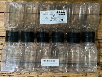 Royal House 9.5oz Plastic Spice Jars