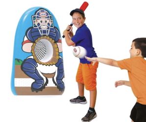 Kids Little Tikes Inflatable Baseball Trainer Toy