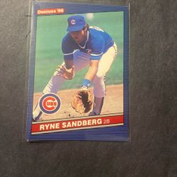 Ryne Sandberg 1986 Donruss #67