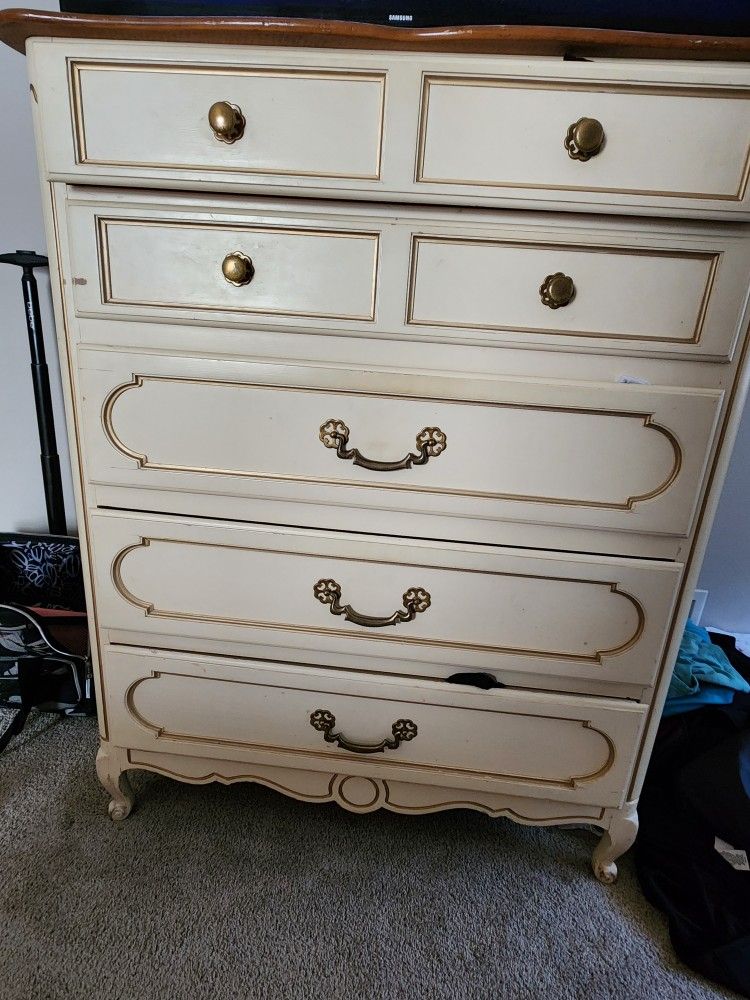 Solid Wood Antique Dresser - MUST SELL ASAP!