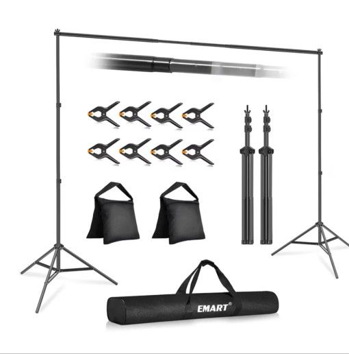 10'x7' Photo Studio Tripod Backdrop Stand 