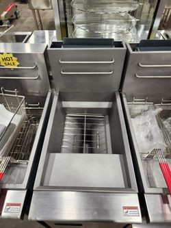 🔥NSF/CSA Commercial Gas open pot fryer LP/NG (freidora de gas de olla abierta LP/NG)