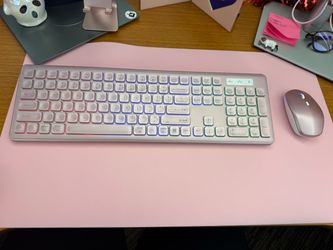 Pink Light up Keyboard