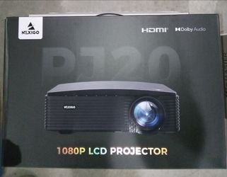 NexiGo PJ20 1080P Projector – Brand New In Box (Home Theater Ready!)