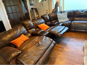Leather couch