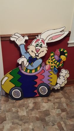 EASTER YARD DISPLAY (BUNNY ARTIST)