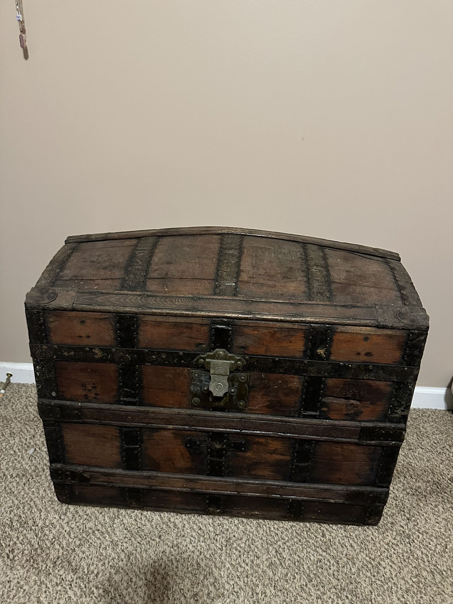 Vintage Wooden Trunk