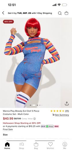 Fashion nova chucky costume