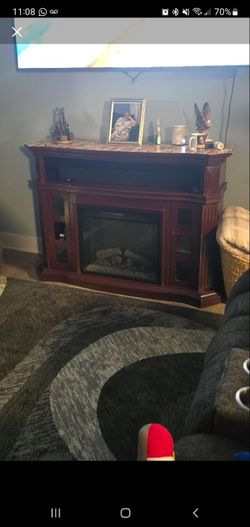 Electric Fireplace TV Stand Console