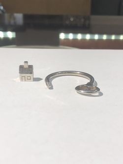 Tiffany and co keychain 925 silver AUTHENTIC TIFFANY