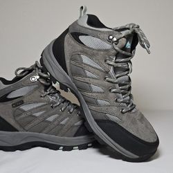 Denali Summit Waterproof Women's Gray Lace Up Hiking Ankle Boots Size 8 -ZIP CODE 77066