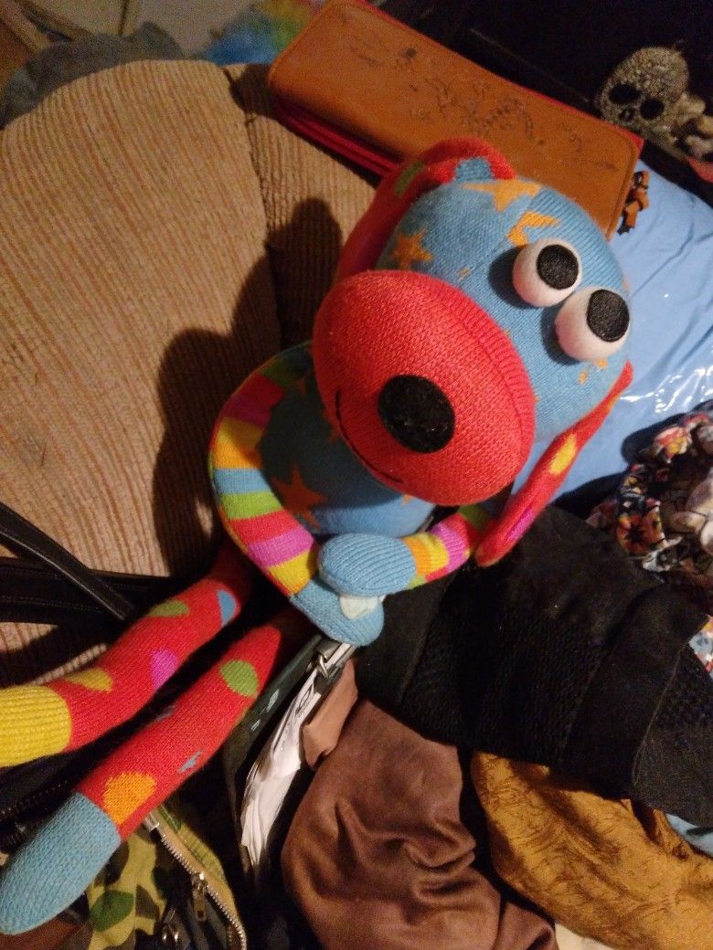 SCM Designs Sock Monkey Plush