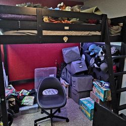 IKEA Loft Bed (Full Size) w/ Mattress – Must Go ASAP