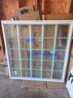 Glassblock window, new