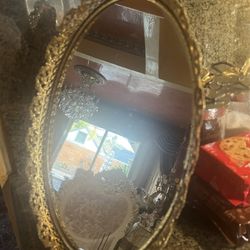 17x12 Vintage Mirrore Tray 