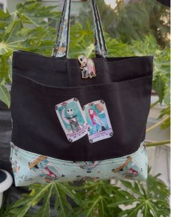 Jack and Sally Tote bag