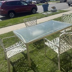 Patio Table With Chairs