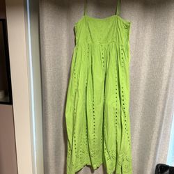 Lime Green Slate & Willow Sundress