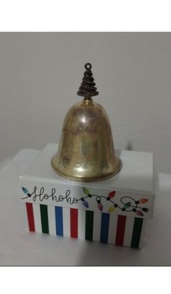 RED & BARTON SILVER PLATE 4TH EDITION CHRISTMAS NOEL MUSIC BELL 3" - AB98