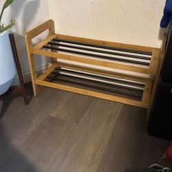 Shoe Racks Set Of 5 Stackable, Gently Used