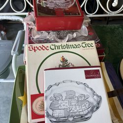 Christmas Serving Platters – Spode & Mikasa Set