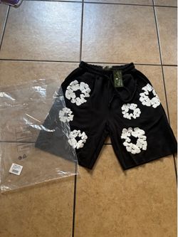 Denim tear shorts