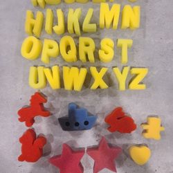 Alphabet Paint Sponges