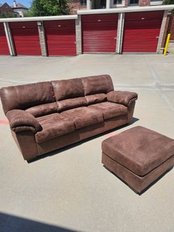 Ashley Furniture Couch & Ottoman