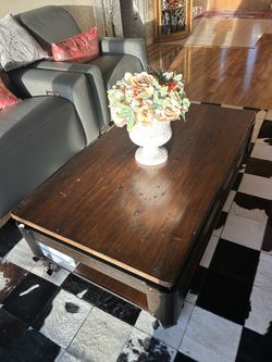 Wooden Coffee Table With Lift Top Extendable Coffee Table with Storage
