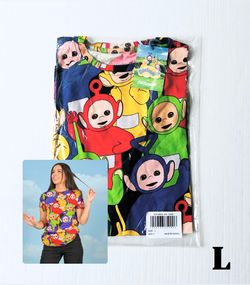 Cakeworthy Teletubbies AOP T-Shirt Unisex Size L