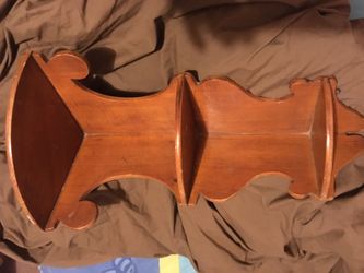 20 inch knickknack shelf corner unit