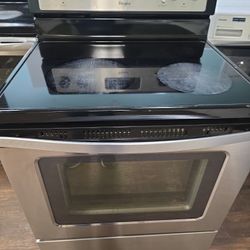  WHIRPOOL STOVE OVEN  STAINLESS 