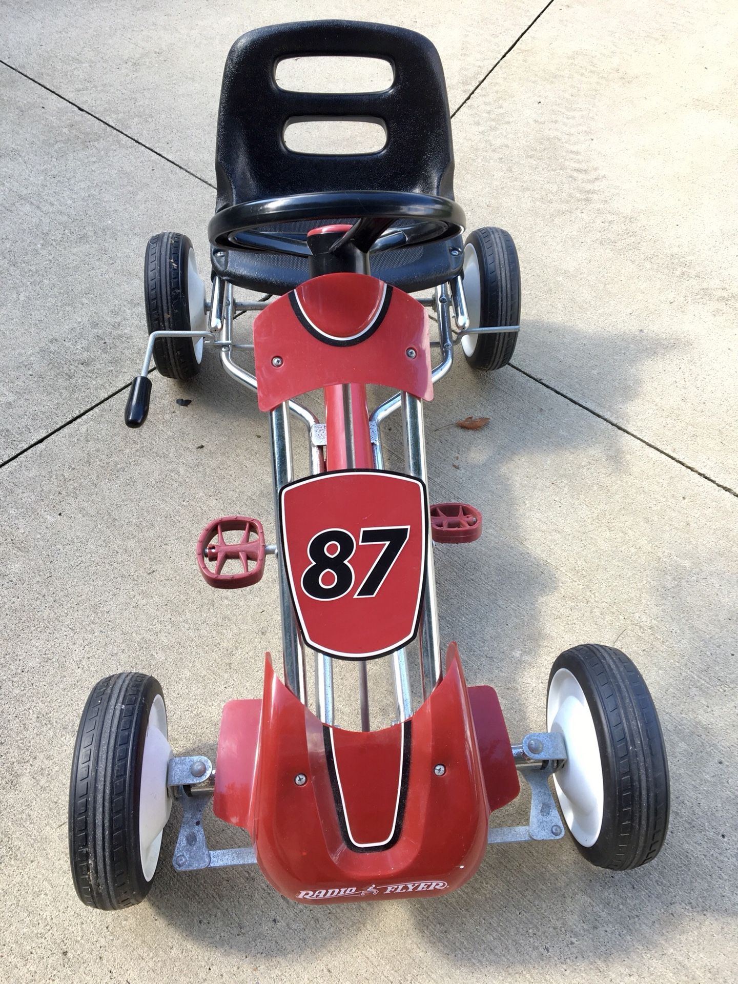 Radio flyer pedal car