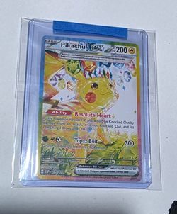 Pokémon Pikachu ex Special Illustration Rare Full Art Sv08 238/191