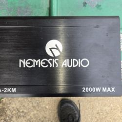 2000 W NEMESIS AUDIO AMP