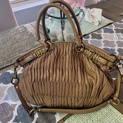 Coach Madison Gathered Leather Satchel F28541 – Excellent Condition