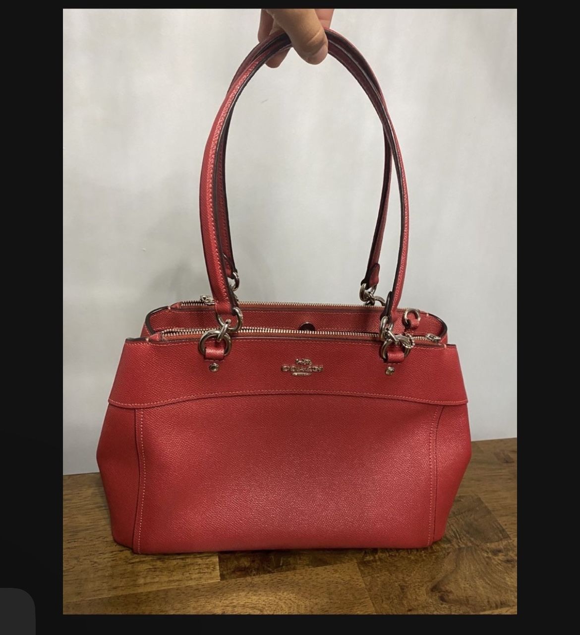 Red Leather Satchel