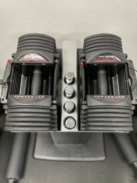 Powerblock Pro Series Adjustable dumbbells With Stand