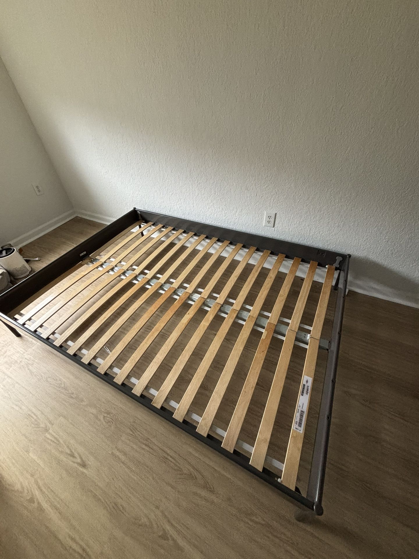 IKEA Grey Metal Bed Frame