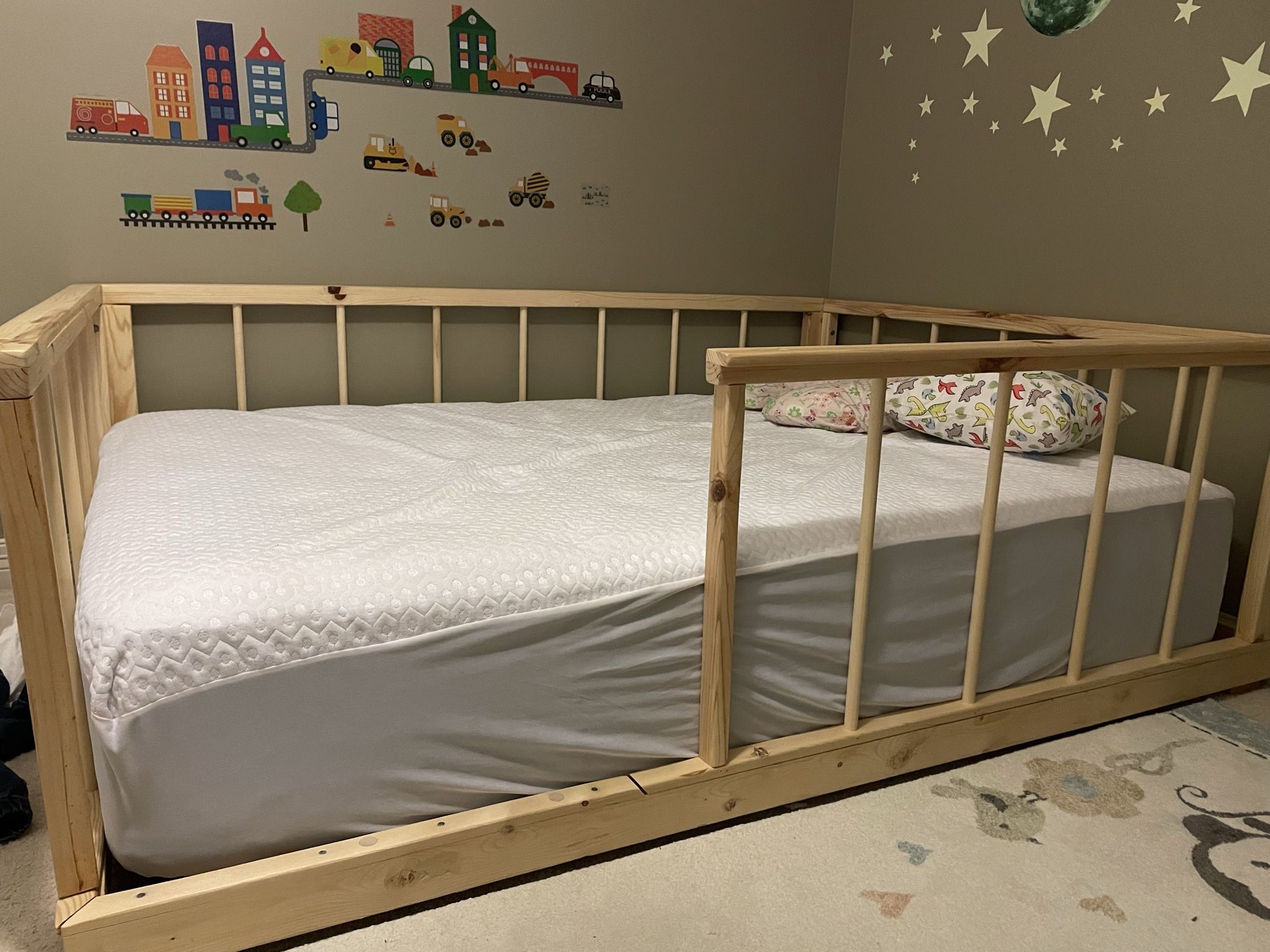 Kids Full Size Montessori Bed. 