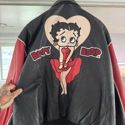 Vintage Betty Boop Leather Jacket - 3XL