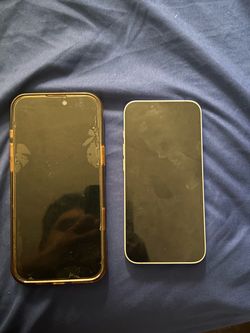 Two iPhones — 16e and 16 pro
